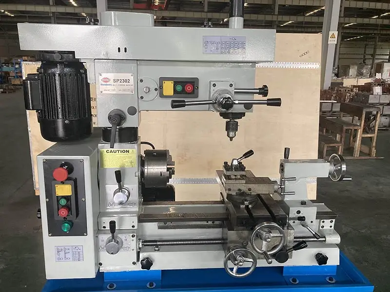 SP2302 multifunctionele machine draaibank frees boormachine 6